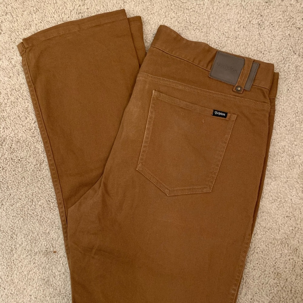 Brixton brown denim pant